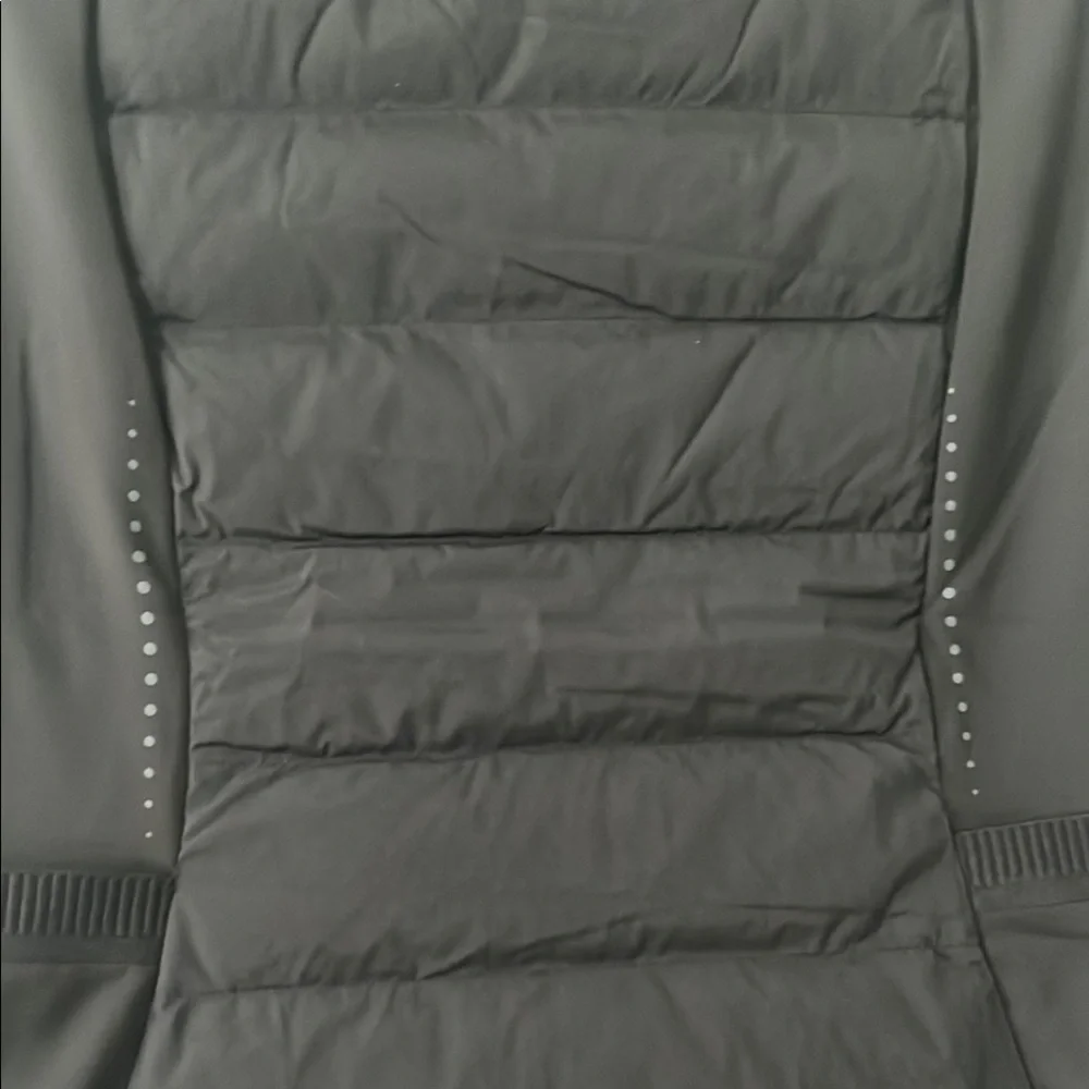 Lululemon Black Sleeveless Jacket with Embroidered Patch